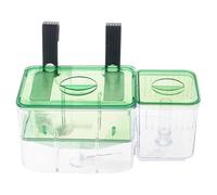 GinMimi Floating Breeder Box for Fish Tanks for Isolating Sick or Hatching Eggs Breeding Chamber Reproduction Aquaculture Isolation Box