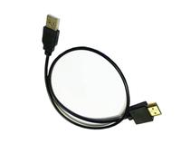 GinMimi USB 2.0 Male to HDMIcompatible Male Cord 0.5m Power Supply Connection Cable for Various Electronics Power Supply Adapter