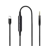 GinMimi USB C Cable for QC25 / QC35 / QC35II / QC45 / NC700 / Y40 / Y45 / Y50 Headset Type C to 2.5mm Cord with Inline Mic Wire Cable