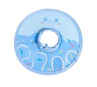 GinMimi Waterproof Soft Cone Licking Adjustable Collar for Kitten and Puppy Post Surgeries Licking Recovery Collar