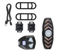 GinMimi Waterproofed Bikes Rear Light Remote Control Turn Indicators 5 Models Charging for Various Weather Use Rechargeable Bikes Tail Light