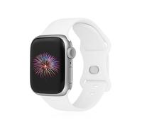 GINNARY Sports Bands Compatible with Apple Watch Bands 38mm 40mm 41mm 42mm 44mm 45mm 49mm, Soft Silicone Waterproof Compatible with iWatch Ultra2/Ultra Series 9/8/7/6/5/4/3/2/1/SE, 38mm/40mm/41mm M/L