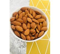 GinniAlmonds 1.2kg Whole raw, 100% Raw CalifornianAlmonds, Premium Quality CalifornianAlmonds, Source of Protein and Fiber, Ideal for Keto & Paleo,Fresh Gold Colour nuts not cheap brown colour.