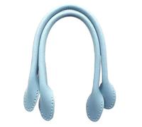 GINNNJFY Solid PU Leather Tote Bag Belt Strap Handbag Handle for Bag Making, Purse Making sew on Bag Handle Replacement a Pair (2 Pieces) blue 20.28 in