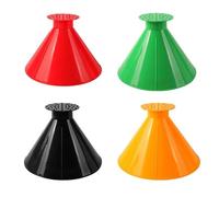 GinnYann Magical car ice scraper with funnel, 4 circular car ice scrapers, car snow scraper tools as