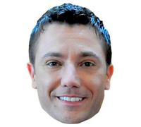 Gino D'Acampo Celebrity Mask, Flat Card Face, Fancy Dress Mask