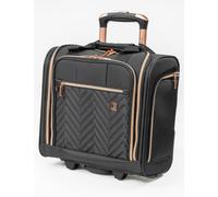 Biella Soft Shell Cabin Case Under Seat Flight Bag Wheeled Luggage Gino Ferrari Black Mini Cabin