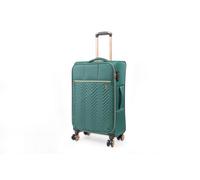 Gino Ferrari Biella Medium Teal Soft Shell Suitcase - Ultra Lightweight