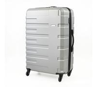Gino Ferrari Lightweight Hard Shell Suitcases - Wheeled Hold & Cabin Luggage in Silver | Size: Large Gino Ferrari Silver Large