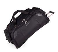 Gino Ferrari Lightweight Wheeled Holdall Duffel Bag with Stress Tested Skate Wheels in Black | Size: Small Gino Ferrari Black Small