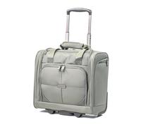 Gino Ferrari Luggage Softside Underseat Suitcases with Wheels - 10kg Under Seat Cabin Soft Shell Sided Black Suitcase (Green, Underseat)