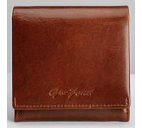 Gino Ferrari Men's Coin Wallet & Note Section + 4 CC, Unique RFID Italian Leather, Cognac in Tan Gino Ferrari Tan One Size