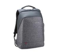 Gino Ferrari Men's Zeus 15.6" School Laptop Bag Breathable Backpack Padded Rucksack Grey Gino Ferrari Grey
