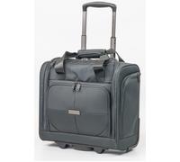 Gino Ferrari Omis Premium 17" Soft Shell Underseat Flight Bag Wheeled Cabin Luggage in Black | Size: Mini Cabin Gino Ferrari Black Mini Cabin