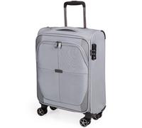 Gino Ferrari Omis Cabin Grey Lightweight Soft Shell Suitcase - Tsa Lock
