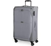 Gino Ferrari Omis Premium 30'' Large Soft Shell Suitcase in Grey, Grey