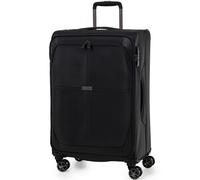 Gino Ferrari Omis Lightweight Suitcase Soft Shell Luggage Medium Black