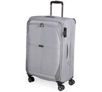 Gino Ferrari Omis Medium Grey Lightweight Soft Shell Suitcase - Tsa Lock