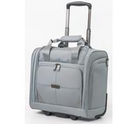 Gino Ferrari Omis Premium 17" Soft Shell Underseat Flight Bag Wheeled Cabin Luggage in Grey | Size: Mini Cabin Gino Ferrari Grey Mini Cabin