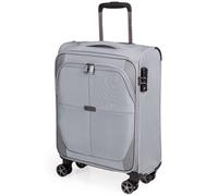 Gino Ferrari Luggage Softside Suitcase with Wheels - Soft Shell Travel Cases | Onboard Cabin Carry On Approved Soft Sided Suitcases (Grey, S)