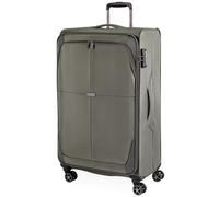 Gino Ferrari Omis Premium Lightweight Soft Shell Suitcase, Wheeled TSA Hold Luggage in Green | Size: Medium Gino Ferrari Green Medium