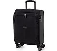 Gino Ferrari Soft Sided 21 Inch Suitcase with Wheels - Small 8 Spinner Wheel Luggage Case Omis TSA Combination Lock | 2.1kg 55cm 30.2 Litre