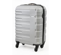 Gino Ferrari Tourer Cabin Silver 4-Wheel Lightweight Abs Hard Shell Suitcase