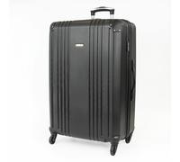 Gino Ferrari Valor lightweight Suitcase Hard Shell Cabin & Hold Luggage With Wheels - Large - ABS - Black
