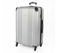 Gino Ferrari Valor lightweight Suitcase Hard Shell Cabin & Hold Luggage With Wheels - Large - ABS - Grey