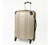 Gino Ferrari Valor lightweight Suitcase Hard Shell Cabin & Hold Luggage With Wheels - Medium - ABS - Champagne