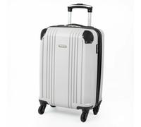 Gino Ferrari Business Travel Hard Shell Suitcase - Lightweight Cabin & Hold Luggage in Silver | Size: Small Gino Ferrari Silver Small