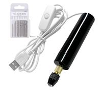 Ginobili Electric Resin Drill Set Multi- Pin Vise Hand Drill Resin Supplies for Resin,Wood, Jewelry, Plastic