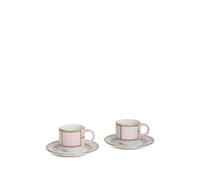 GINORI 1735 Diva coffee cup and saucer set - Pink OS