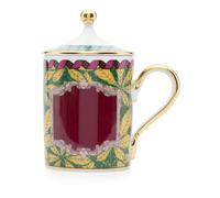 GINORI 1735 graphic porcelain mug - Gold OS
