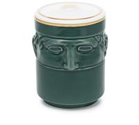GINORI 1735 Il Seguace candleholder and Purple Hill scented candle (190g) - Green OS