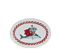 GINORI 1735 Il Viaggio di Nettuno serving platter (34cm) - White OS
