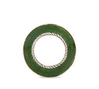 GINORI 1735 Il Viaggio Di Nettuno striped-rim bowl - Green OS