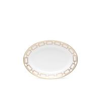 GINORI 1735 oval-frame gold-edged platter (34cm) - White OS