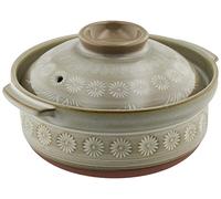 銀峯陶器(Ginpo Touki) Ginpo Pottery Banko Ware Earthenware Pot, Gray, Extra Deep Pot, No. 6, Hanamishima 21681