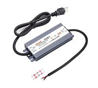 GINRANS 100W IP67 Waterproof LED Power Supply, Universal Input AC100-240VAC with Plug, 12V DC 8.33A Max. Constant Voltage Output LED Transformer Driver for Outdoor LED Lights