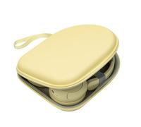 Ginsco Case Compatible with Sony WH-CH520 Wireless Headphones Bluetooth On-Ear Headset with Microphone, with JBL Tune 510BT/520BT/500BT Ultra-Slim Hard Shell Case for On Ear Headphones (Butter Yellow)