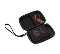 Ginsco Case for JBL Go 4 and Go 3- Ultra-Portable, Waterproof and Dustproof Bluetooth Speaker, for Go 3 - Mini Bluetooth Speaker, Travel Carrying Hard Case with Detachable Strap(Black)