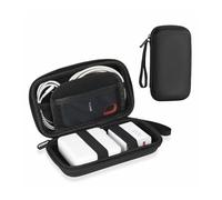 Ginsco Electronics Cable Organizer Travel Case, Tech Accessories Pouch, EVA Portable Carrying Case for Cables/Charger/Power Bank/Cords/Flash Drive/SD Cards