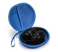 Ginsco Hard Shell Case Compatible with Beats/Skullcandy/Sony MDR7506/Soundcore/BERIBES/KVIDIO/TOZO Foldable Wireless/Wired Over-Ear Headphones, Travel Carrying Headphone Case (Klein Blue)