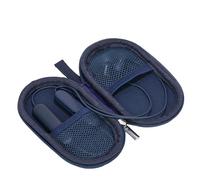 Ginsco Mini-Portable Case for Beats Flex Wireless Earbuds with Built-in Microphone Earphones, for Apple EarPods Headphones Wired Ear Buds/Samsung Galaxy Wired Earbuds Hard Case for Earphones(Blue)