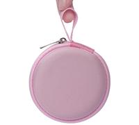 Ginsco Mini-Portable Hard Shell Earbuds Case for Apple EarPods Headphones USB-C Wired Ear Buds/Skullcandy Jib Wired Earbuds/Samsung Galaxy Wired Earbuds, Travel Case for Earphones Earplugs (1, Pink)
