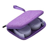 Ginsco Slim Protect Case Compatible with Sony ZX Series Wired On-Ear Headphones, MDR-ZX110 / MDRZX110AP / MDRZX110NC / MDR-ZX310AP, Hard Shell Travel Carrying Headphone Case (Purple)