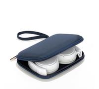 Ginsco Slim Protect Case Compatible with Sony ZX Series Wired On-Ear Headphones, MDR-ZX110/MDRZX110AP/MDRZX110NC / MDR-ZX310AP, Hard Shell Travel Carrying Headphone Case (Navy Blue)