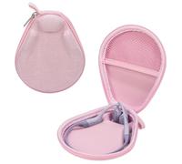 Ginsco Universal Bone Conduction Headphones Case Compatible with SHOKZ New OpenRun Pro 2/Pro 2 Mini/OpenRun/OpenSwim Open-Ear Sport Headphones, Compatible with CXK/BAICLUD/MRYTKY (Pink)