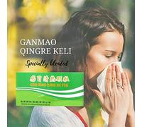 GinSen Gan Mao Qing Re Natural Immunity Booster Tea, Relieves Cold, Fever, Flu, Cough, Headache, Sore Throat, Remedy - 10 Sachets